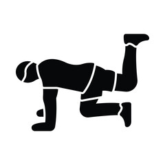 Lunges Vector Icon which can easily modify or edit