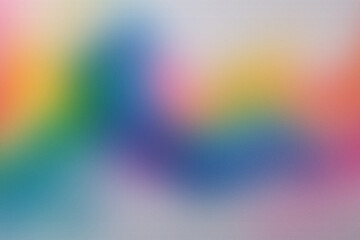Soft rainbow gradient with blended colors abstract background