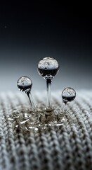 Dust and contaminants are released from the fibers