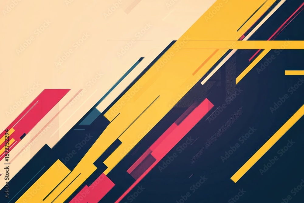 Poster creative graphic layouts featuring abstract designs with dynamic shapes and colors