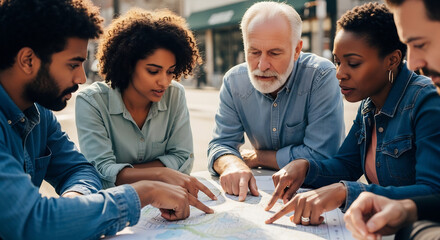 Diverse Group Planning Together: Building Community, One Block at a Time