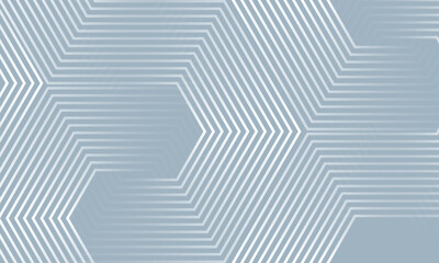 Modern hexagon lines on gray background. Geometric lines simple design modern art eps 10.