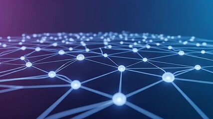 Abstract network connection visualization technology illustration digital networking system image - Powered by Adobe