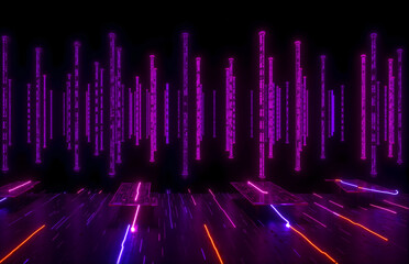 Cyberpunk Neon Scene