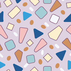 seamless pattern with ice cream