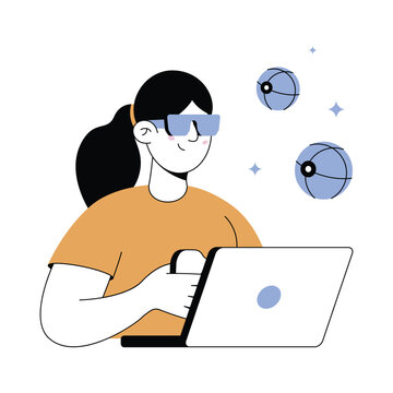 Gamification Modern illustrations. Eps 10 file on transparent background