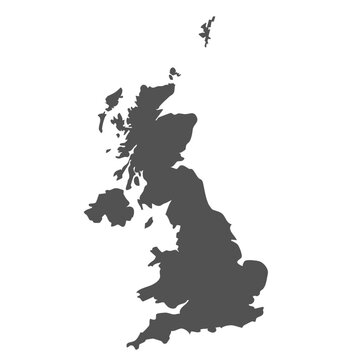 Vector Map of the United Kingdom