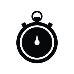 hourly-time-tracking-stopwatch-icon--black-silhoue.eps