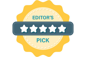 Editor�s Pick badge with star