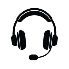 headset-customer-support-icon--flat-black-silhouet.eps