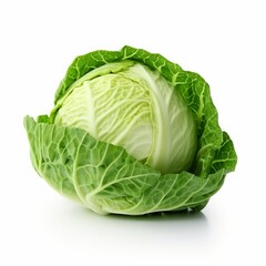 cabbage isolated on white background