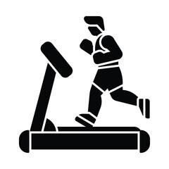 Exercise bike Vector Icon which can easily modify or edit