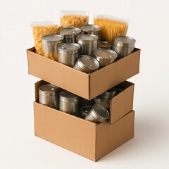 cardboard box with lid