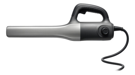 Handheld screed vibrator with adjustable vibration intensity for small concrete slabs.