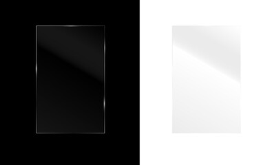 png Modern Glass Overlay Elements