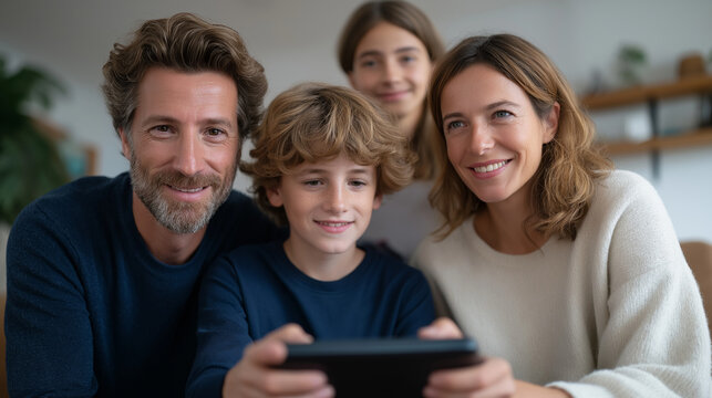 Family Bonding over Digital Game in Cozy Home