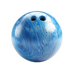 Two colors Bowling ball isolated on a transparent background