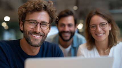 Teamwork and Collaboration in a Casual Office Setting