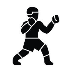 Punching Vector Icon which can easily modify or edit