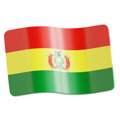 Bolivia 3D Ilustration