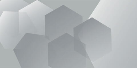 PrintWhite gradient hexagonal background. Vector illustration VECTORC EPS10