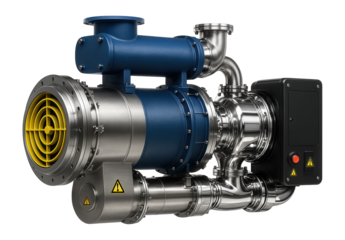 High-efficiency gas turbine generator with an intercooler and reheat cycle for an industrial gas processing facility.
