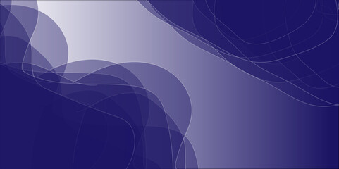 Abstract white and blue colors, modern design stripes background with geometric round shapes. blue and white abstract background wavy modern vector illustration. 