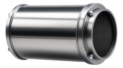 Silicon carbide diesel particulate filter for a heavy-duty truck.