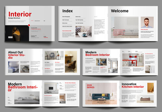 Interior Design Brochure Template