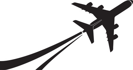 vector illustration of airplane