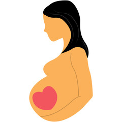 Mother Day Element. Happy Mothers Day text frame. Decorative floral sticker with blooming plants, geometric border and lettering. Greeting card for Mom. Flat vector illustration isolated on background