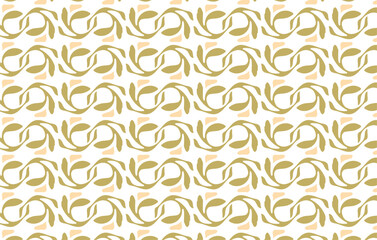 Abstract natural hand drawn pattern design with flowers, leaves, branches. Simple contemporary style illustrated Design for fabric, print, cover, banner, wallpaper.