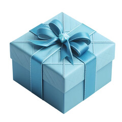 a blue gift box vector