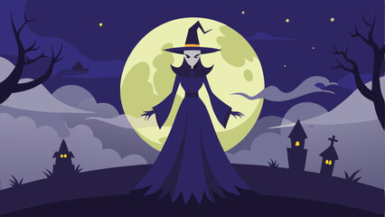 Simple Halloween background vector illustration.