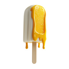 ice cream bar with mango drizzle
