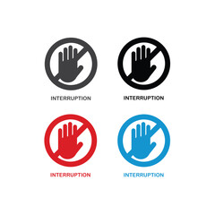 hand sign icon set vector hand icon