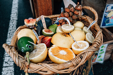 Fruits on the Basket