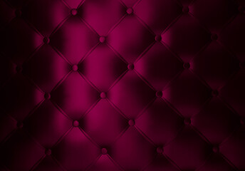 Obraz premium Luxury burgundy leather tufted texture quilted diamond pattern background