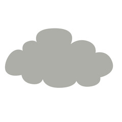 Dark cloud symbolizing a stormy and moody atmosphere in the sky.