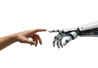 Isolated Human Hand Reaching for Robot Hand