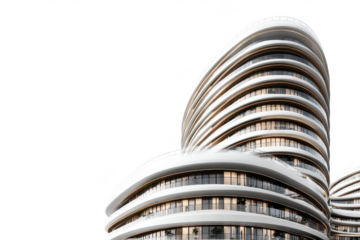 Modern Curved Architecture Building