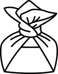 Elegant Furoshiki Knot A Simple Guide to Japanese Fabric Wrapping