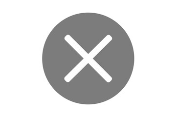 white close button icon