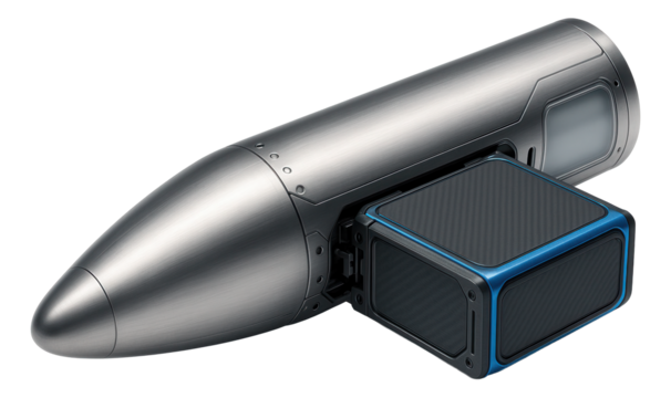 Payload delivery craft with a detachable service module and integrated avionics bay