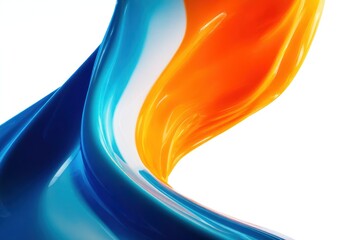 Abstract flowing colors