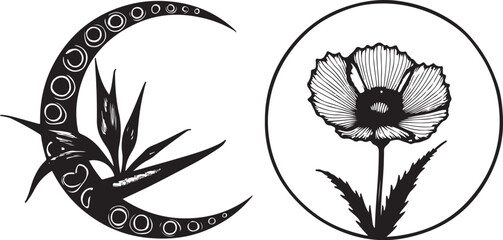 Mystical Witchy Celestial Vector Pack