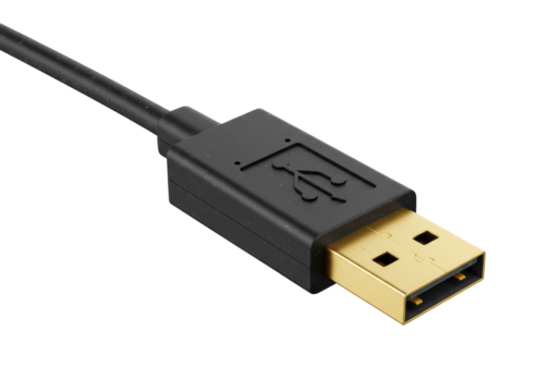 Isolated Black USB Connector