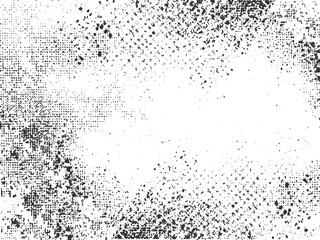 Fototapeta premium Worn halftone texture background in grunge style for print-ready vector compositions Retro halftone print background with vector grunge details for artistic visuals, Vector grunge .