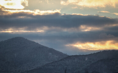 Winter Mountain Landscape