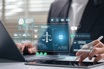 AI governance system with digital law, ethical control and data compliance, management, regulation,...